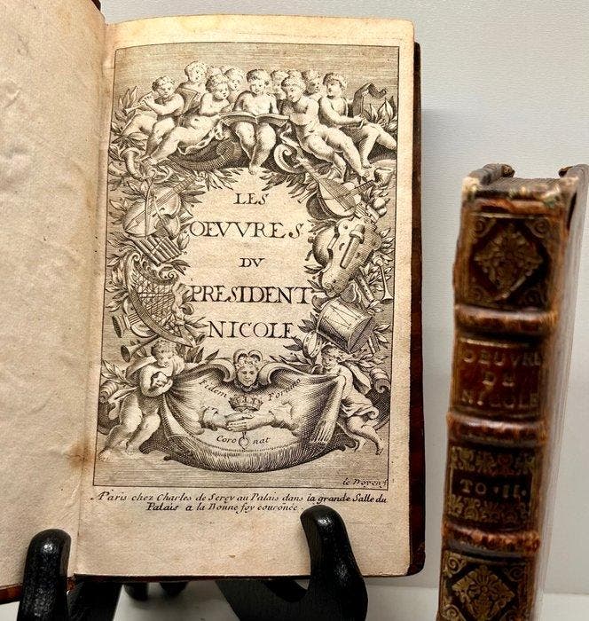 Pierre Nicole - Les Oeuvres du Président Nicole – Édition, Antiek en Kunst, Antiek | Boeken en Manuscripten