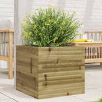 vidaXL Plantenbak 50x50x45,5 cm geïmpregneerd grenenhout, Verzenden, Nieuw