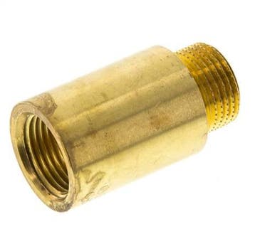 G 3/8 F/M Prolongateur en laiton DIN 3523 - 30 mm [2, Verzenden