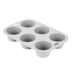 Bakvorm siliconen | Cap. 6 muffins | 161x241x37(h)mm Vogue, Verzenden