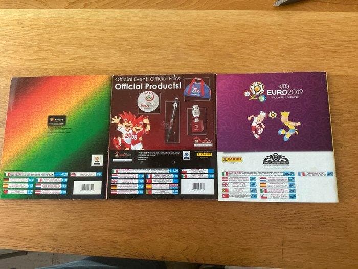 2004, 2008, 2012 Panini UEFA Euro 2004 Ronaldo Met origineel, Verzamelen, Stickers