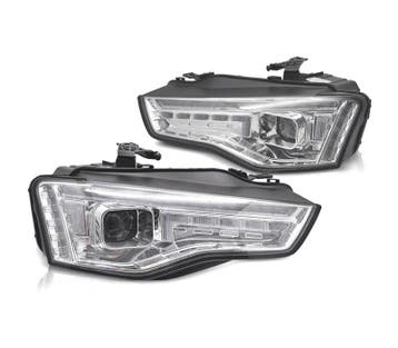 PHARES POUR AUDI A5 11-16 LED CHROMÉS, Verzenden
