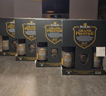 Hertog Jan - Grand Prestige - 4 cadeausets - inclusief glas, Nieuw