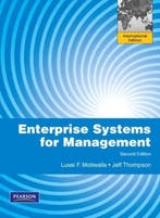 Enterprise Systems for Management:International Edition, Verzenden, Gelezen, Motiwalla Luvai