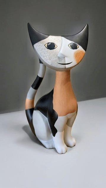 Goebel - Beeldje - Lot de 3 figurines chats (3) - Porselein