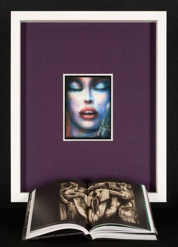 H.R. Giger (1940-2014) - Signiert - Art Card - Aus