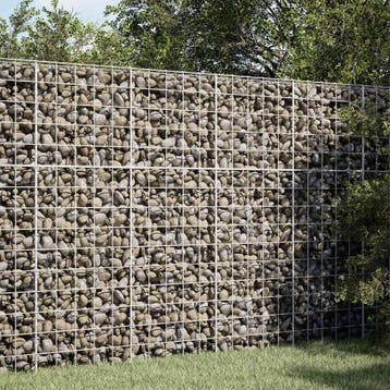 vidaXL Gabion met 3,5 mm Draad en 10x10 cm Gaas 150x50x150, Tuin en Terras, Verzenden, Nieuw