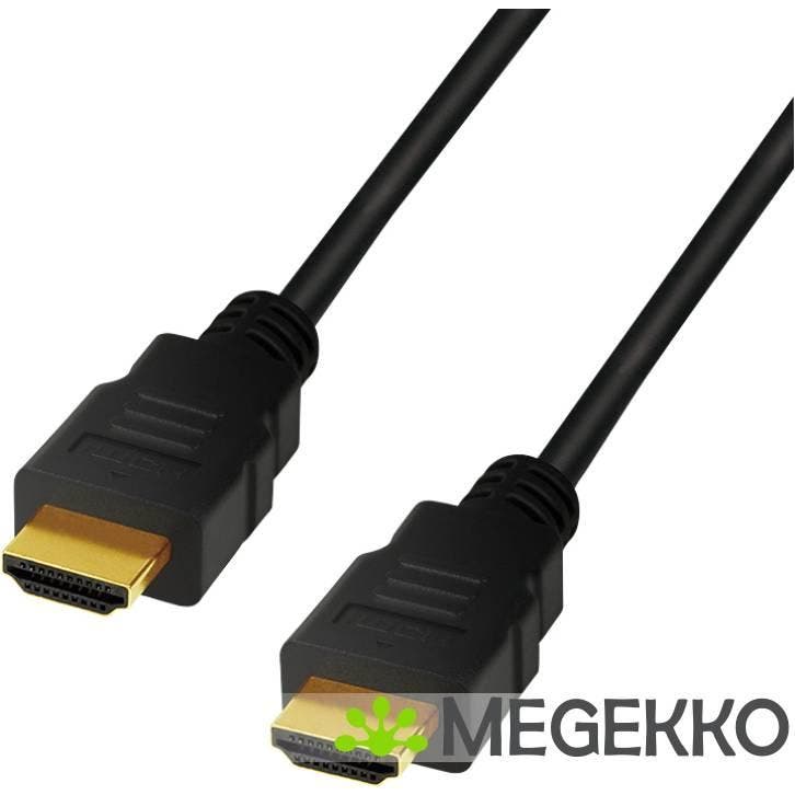 LogiLink CH0079 HDMI kabel 3 m HDMI Type A (Standaard) Zwart, Computers en Software, Overige Computers en Software, Nieuw, Verzenden