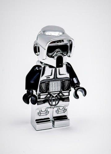 Lego Minifiguur - Star Wars - Lego Chrome Silver Imperial, Nieuw