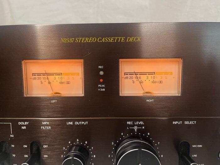 Philips - N2537 Audiocassette deck, Audio, Tv en Foto, Radio's