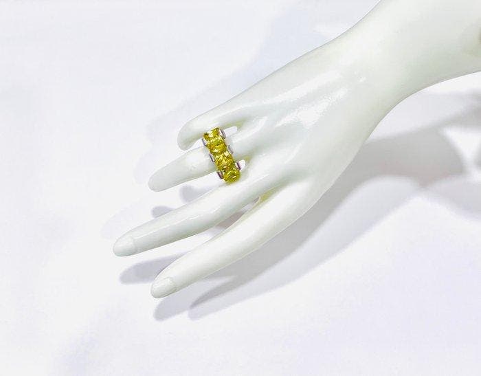Zonder minimumprijs - Ring Zilver - Citrini, Handtassen en Accessoires, Ringen