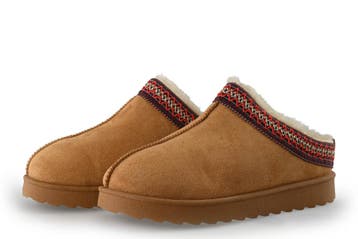 Nelson Pantoffels in maat 40 Cognac, Verzenden, Pantoffels of Sloffen