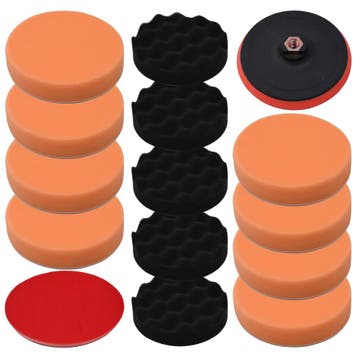 vidaXL 14-delige Polijstpadset 150 mm, Verzenden