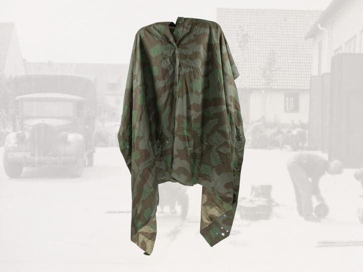 Replica Zeltbahn M34 splinter camo ww2, Verzamelen, Militaria | Tweede Wereldoorlog, Ophalen of Verzenden