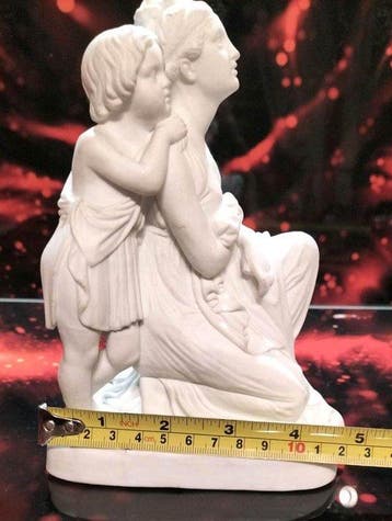 Bing & Grondahl - Thorvaldsen - Figuur - Mutter mit Mädchen, Antiek en Kunst