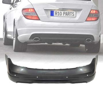 PARE-CHOCS ARRIERE MERCEDES CLASSE C W204 12-15 LOOK AMG PDC, Autos : Pièces & Accessoires, Carrosserie & Tôlerie, Verzenden