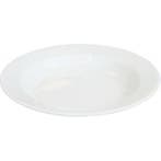 Diepe Borden | KASZUB | Porselein | Wit | 12 Stuks | Ø225mm, Verzenden, Nieuw in verpakking