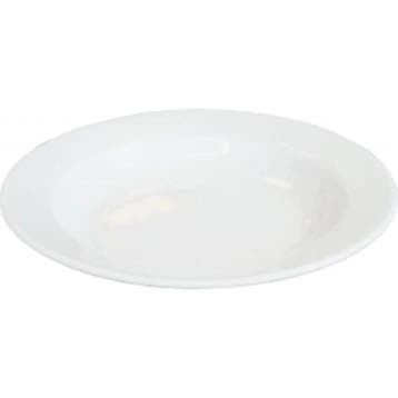 Diepe Borden | KASZUB | Porselein | Wit | 12 Stuks | Ø225mm, Verzenden, Nieuw in verpakking