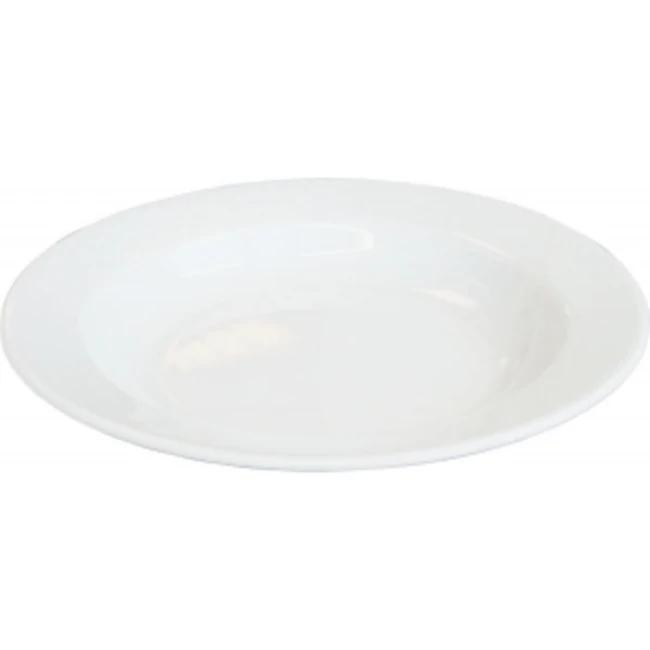 Diepe Borden | KASZUB | Porselein | Wit | 12 Stuks | Ø225mm, Zakelijke goederen, Horeca | Keukenapparatuur, Nieuw in verpakking