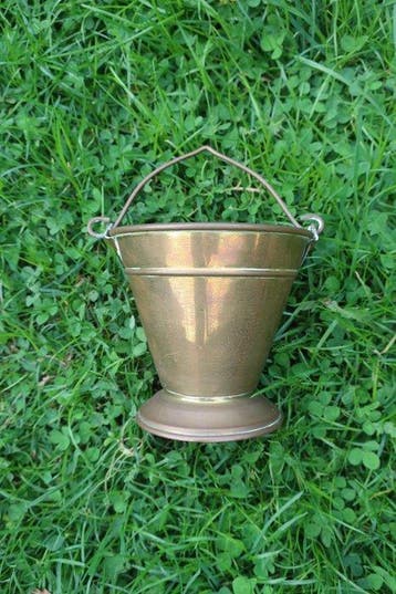 Jardinière - Cuivre - un petit seau en cuivre, Antiquités & Art
