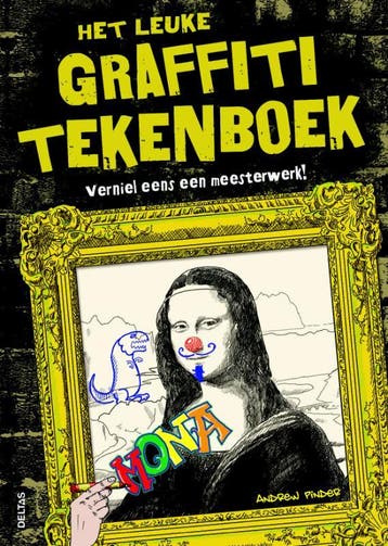 Het leuke graffiti tekenboek 9789044734966 Andrew Pinder, Boeken, Verzenden, Zo goed als nieuw, Andrew Pinder