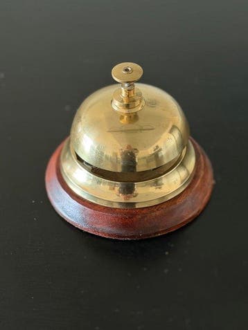 Sonnette dappel - Exclusive Vintage Solid Brass Hotel