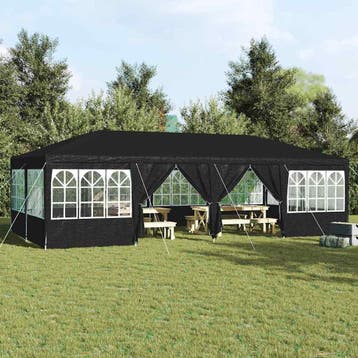 vidaXL Partytent Antraciet 800 x 400 x 266 cm Polyetheen, Tuin en Terras, Verzenden, Nieuw