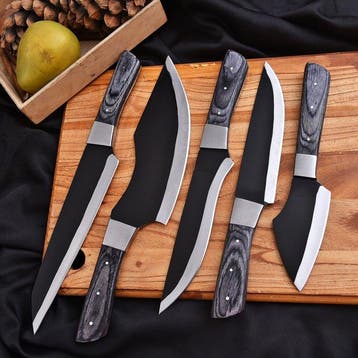 Keukenmes - Chefs knife - Pakka wood en Handmade Steel -