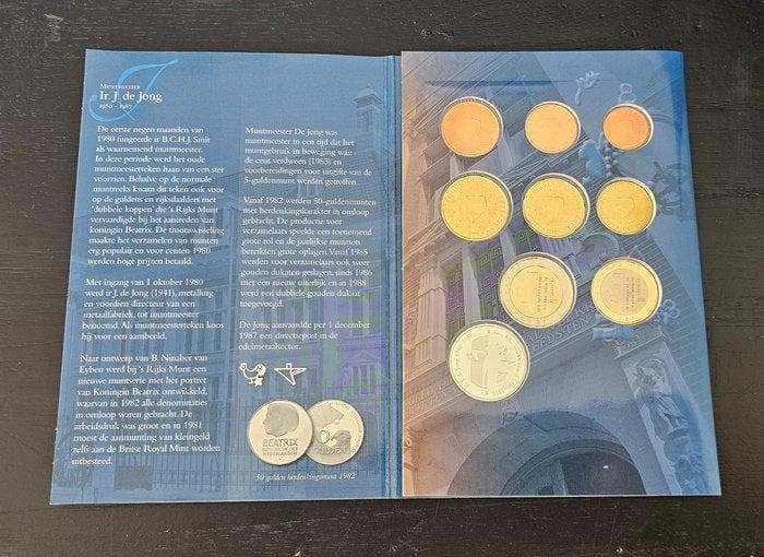 Nederland. Year Set (BU) 2008 Muntmeesters (met zilveren, Postzegels en Munten, Munten | Europa | Niet-Euromunten