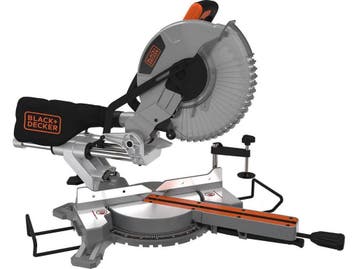 BLACK+DECKER BES710-QS - Afkort-/Verstekzaag - 2100W 254mm, Verzenden, Zo goed als nieuw, BLACK+DECKER