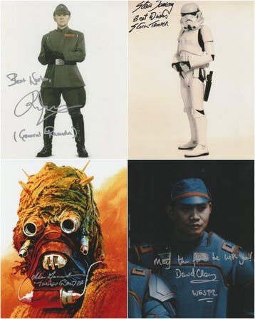 Star Wars - Big Lot of 4 Autographs!, Verzamelen, Nieuw