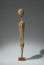 Een houten beeld. - Prampram - Ghana, Antiek en Kunst