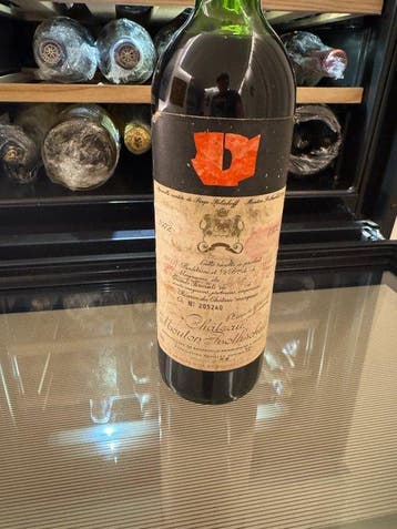 1972 Chateau Mouton Rothschild - Pauillac 2ème Grand Cru