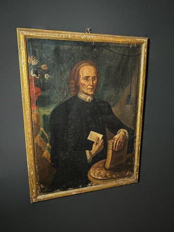 Italiaanse school (XVIII) - Uomo di Lettere, Antiek en Kunst
