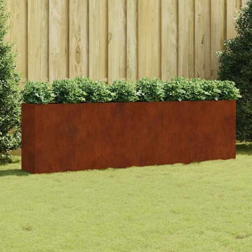 vidaXL Plantenbak verhoogd 280x40x80 cm cortenstaal, Verzenden