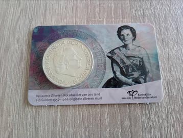 Nederland. Historische Coincard 2 1/2 Gulden 1963 (Zonder, Postzegels en Munten, Munten | Nederland