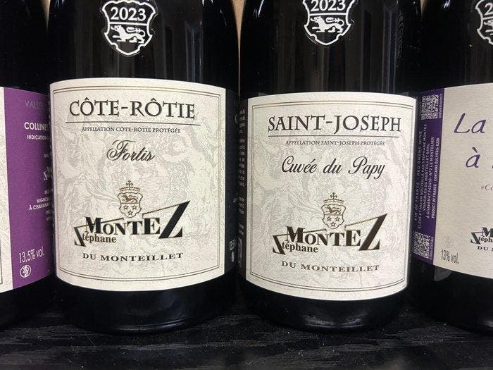 Stéphane Montez : Côte-Rôtie Fortis, Saint-Joseph Cuvée du, Collections, Vins
