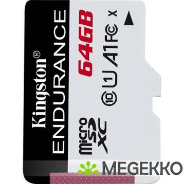 Kingston MicroSD High Endurance 64GB SDCE/64GB, Verzenden, Nieuw