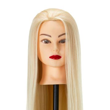 Oefenhoofd met 61 cm Synthetisch Haar – Hittebestendig, Verzenden, Nieuw