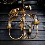 Lustre - Fer forgé - Feuilles en tole pour lustre