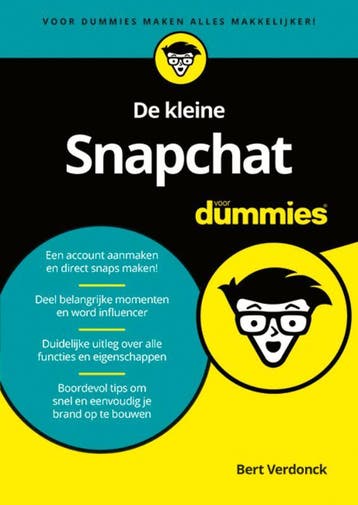 De kleine Snapchat voor dummies 9789045356204 Bert Verdonck, Verzenden, Bert Verdonck