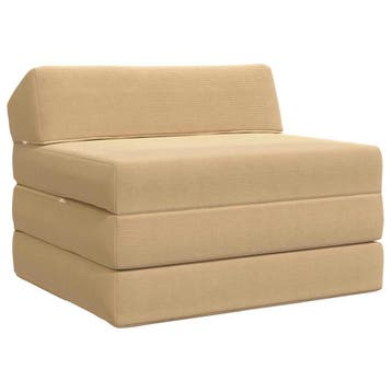 vidaXL Vouwbare Sofa Bed Lichtgroen Grijs 200 x 70 x 10 cm, Verzenden, Nieuw