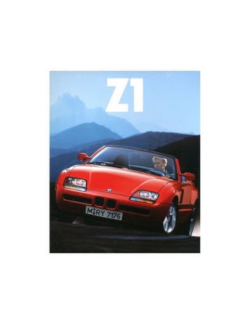 1990 BMW Z1 BROCHURE DUITS, Ophalen of Verzenden, Nieuw