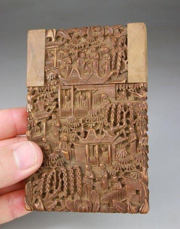 Visitekaartjesdoos - Chinese Cardcase - Sandelhout -