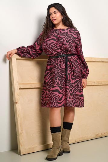 ONLY jurk ITHILDA print46Maat 46/48 (XL) of groter, Kleding | Dames, Verzenden, Nieuw, Maat 46/48 (XL) of groter, Overige kleuren