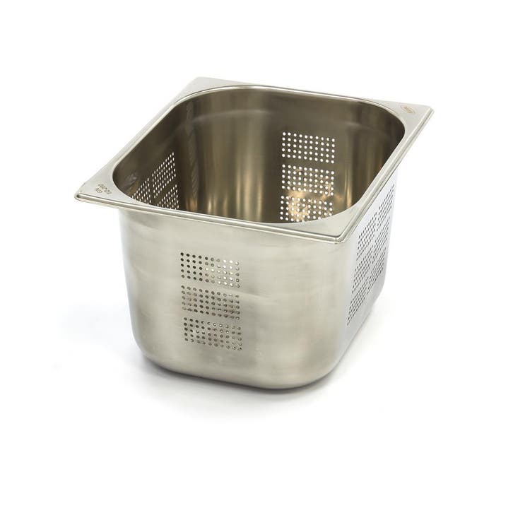 Gastronorm Bak - 1/2 GN - 20 cm Diep - RVS - Geperforeerd, Articles professionnels, Horeca | Équipement de cuisine, Envoi