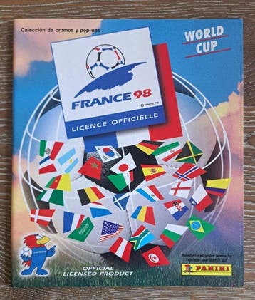 Panini World Cup France 98 - Spanish Danone-Edition Met