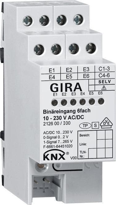 Système de bus dentrée binaire Gira KNX sur rail DIN -, Doe-het-zelf en Bouw, Elektriciteit en Kabels, Verzenden