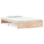 Massief Houten Bedframe 120x200 | Tweede Kansje OP=OP, Huis en Inrichting, Slaapkamer | Bedden, Bruin, Verzenden, Nieuw, Twijfelaar