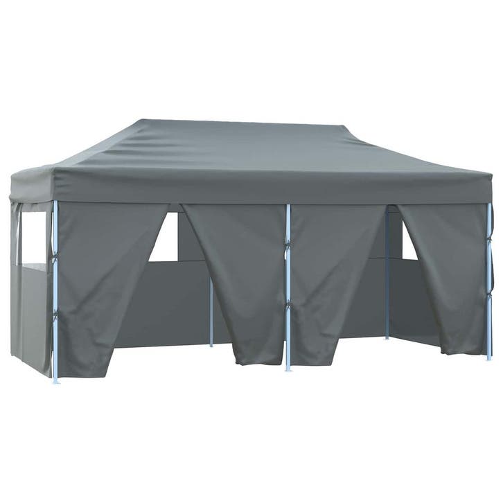 vidaXL Partytent Antraciet 291 x 580 x 315 cm Oxford Stof, Jardin & Terrasse, Tonnelles, Envoi